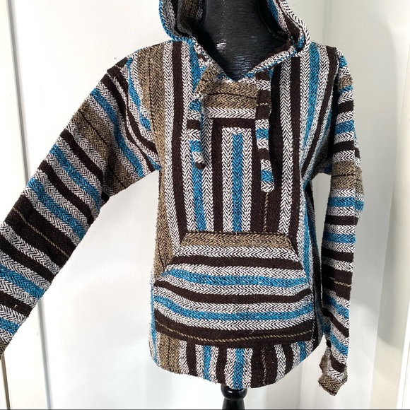 Mexicali Blues Bohemian Striped Hoodie - Picture 2 of 13
